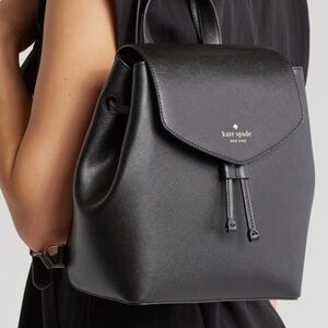 BRAND NEW, NEVER USED KATE SPADE BLACK BACKPACK